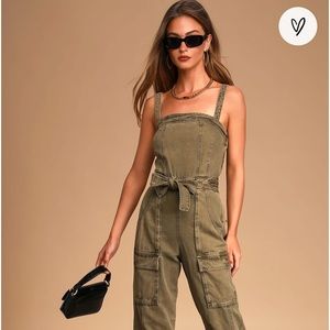 Free People Go West Utility Jumpsuit